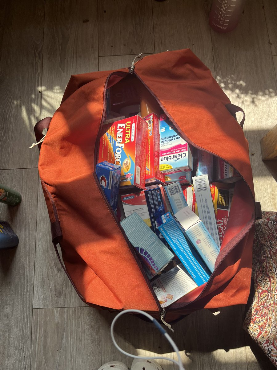 CallaWalsh's tweet photo. Wow I was not expecting to receive over $1500 in donations to bring supplies to Cuba! Thank you comrades! I got vitamins, pregnancy tests, condoms, supplements, soaps &amp; school supplies. The cashier said it was the biggest purchase he’d ever rung up 😇 https://t.co/FJZv83ZDh0