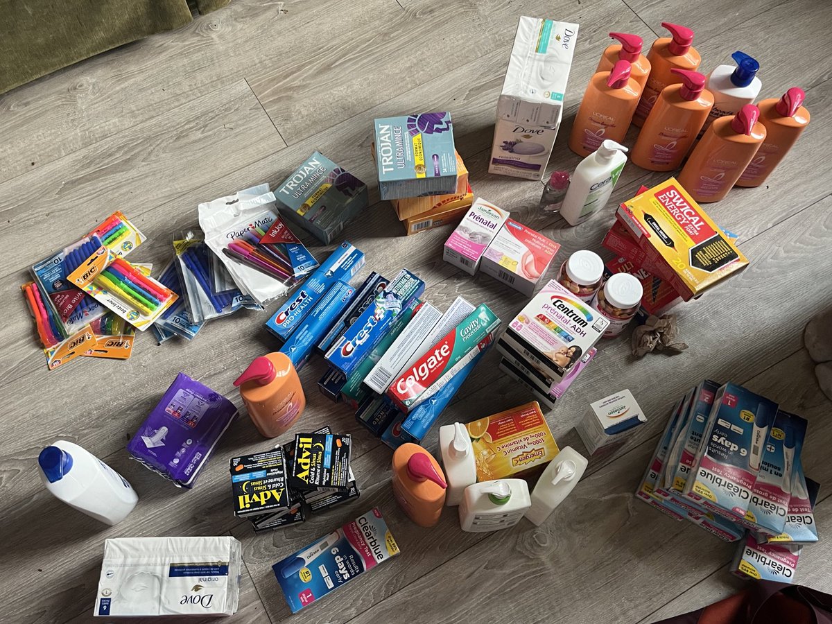 CallaWalsh's tweet photo. Wow I was not expecting to receive over $1500 in donations to bring supplies to Cuba! Thank you comrades! I got vitamins, pregnancy tests, condoms, supplements, soaps &amp; school supplies. The cashier said it was the biggest purchase he’d ever rung up 😇 https://t.co/FJZv83ZDh0