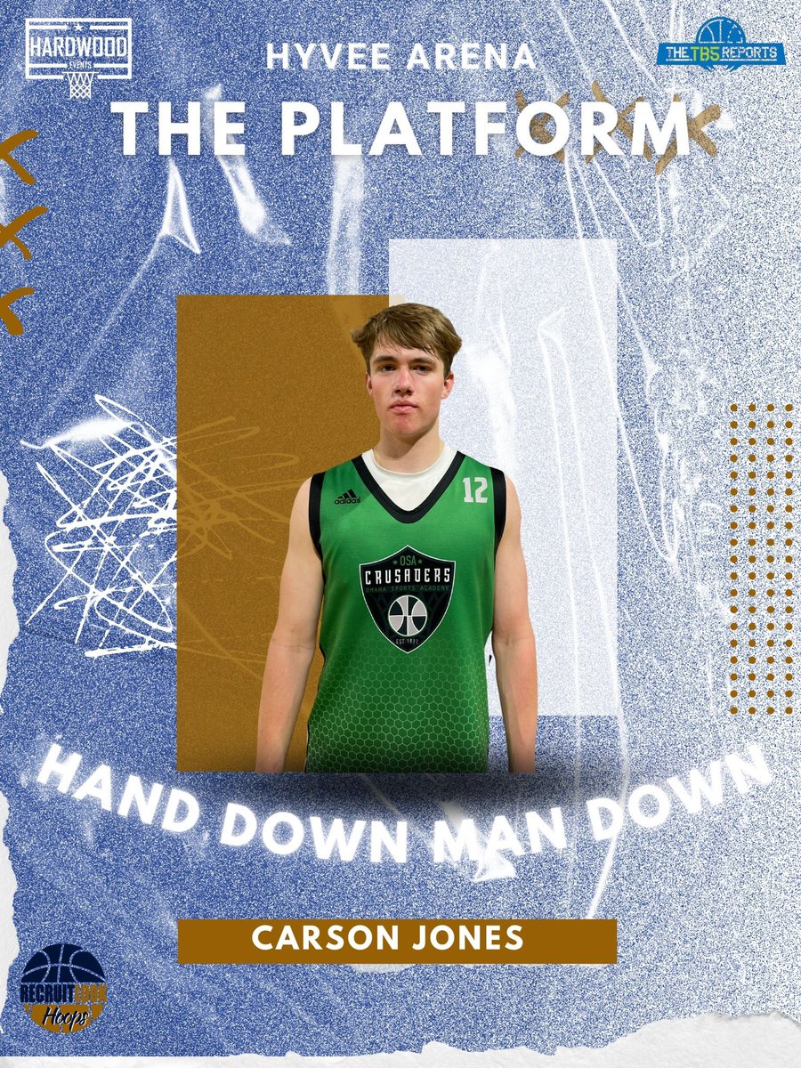 ☄️Hand Down Man Down☄️

16U, ‘24 Carson Jones, 6’3 G a big time sniper, that knocked down multiple 3s, has a quick release, and showed great off ball movement. Jones is a tough defender, solid ball handler, and high % mid range jumper.