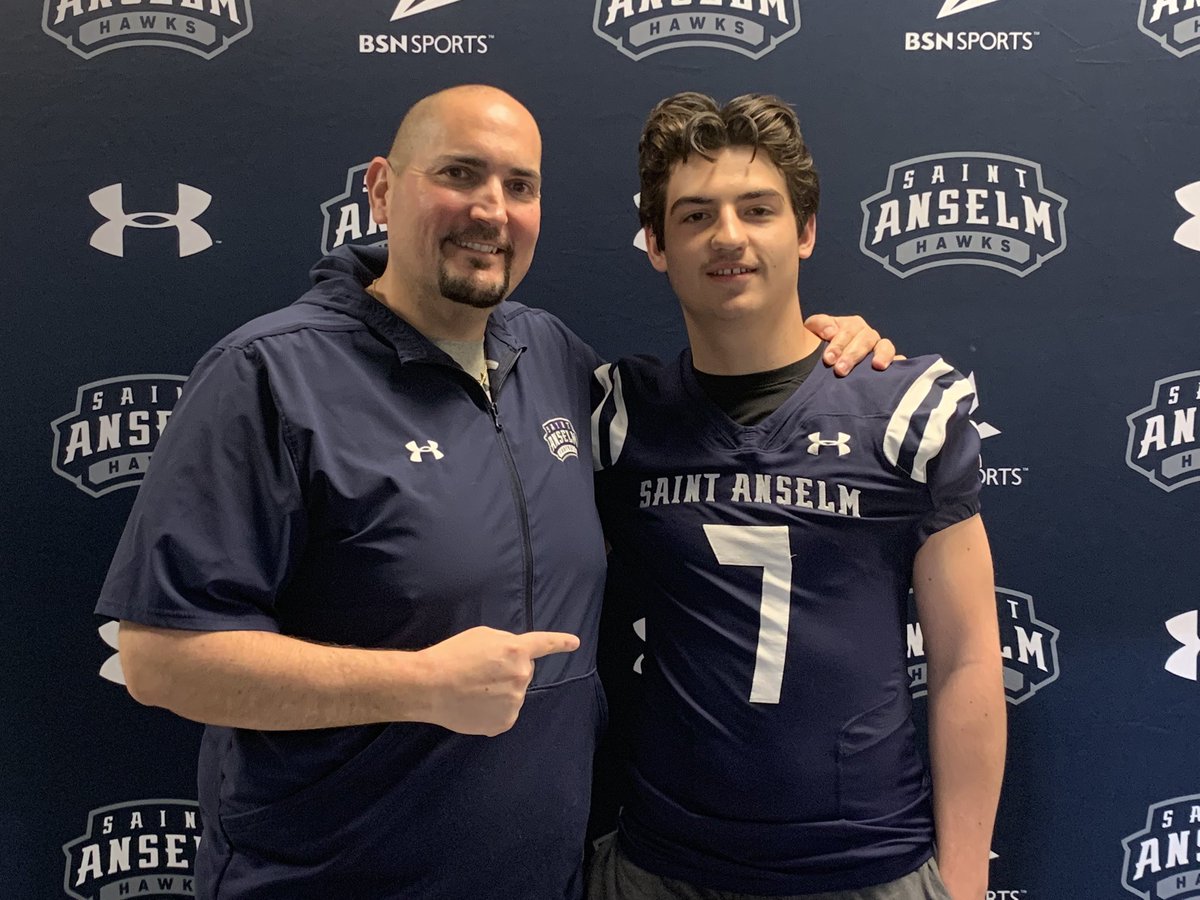 eaglesall22's tweet photo. Had a great junior day today at @STAHawksFB. It was great to learn more about the campus and see the team practice today! Thanks again @CoachBraine for the invite. @Coach_Bick @CoachJoeAdam https://t.co/8W7F1aWLe4