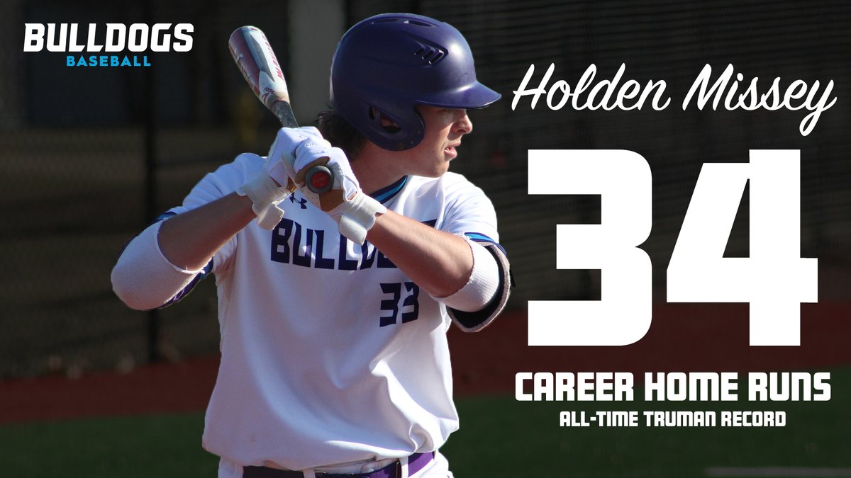 TrumanAthletics's tweet photo. ⚾️ Rewrite the record books! ⚾️

Holden Missey of @TrumanBaseball is now the school's all-time leader in home runs after today's win against Maryville. https://t.co/4Wml7Urder