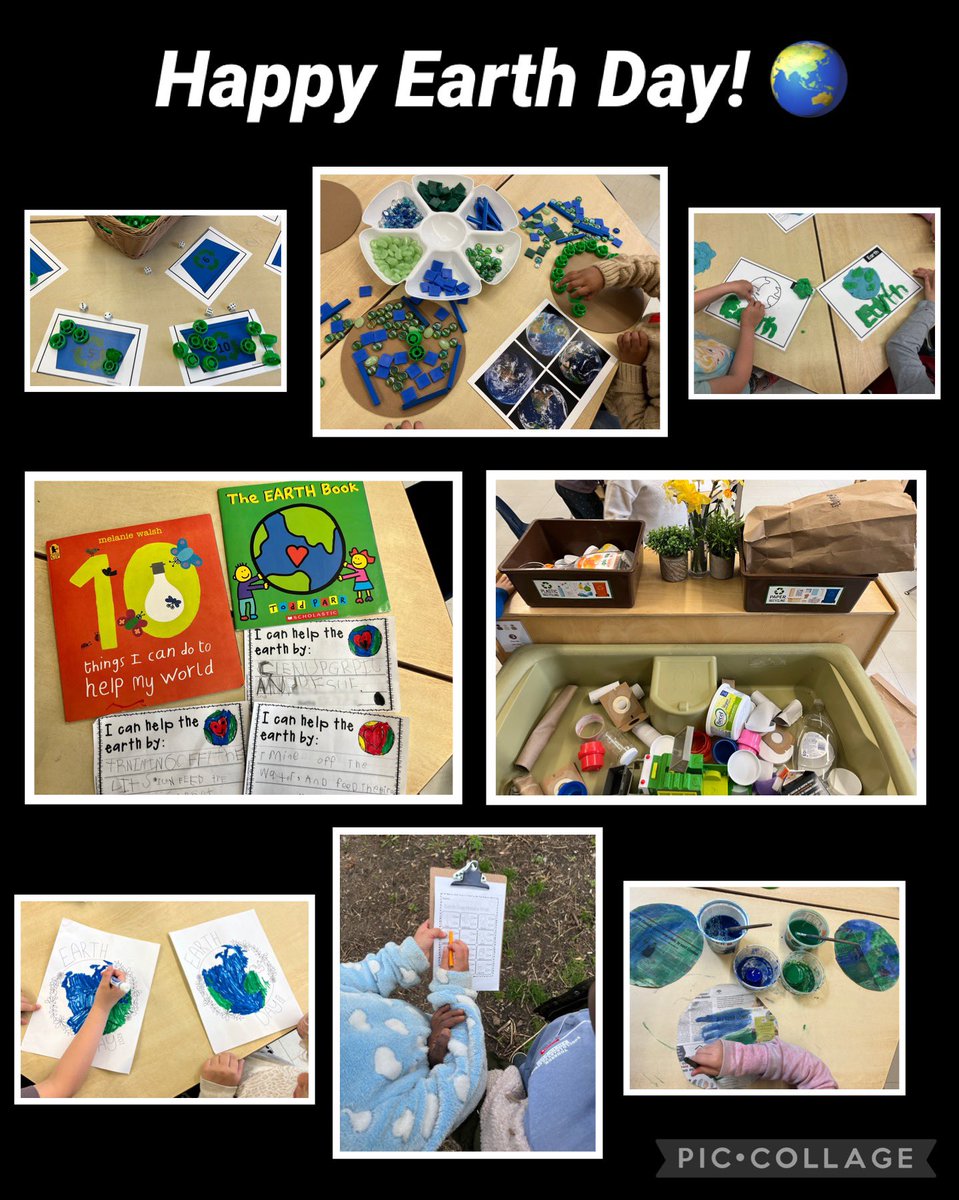 Happy Earth Day from the <a href="/TrafalgarPS/">Trafalgar PS</a> kindies! We are recycling, reusing, and reducing our waste. As one of our Ss said “we have to take care of our Earth because it’s our home!” #trafalgarproud #EarthDay2023
