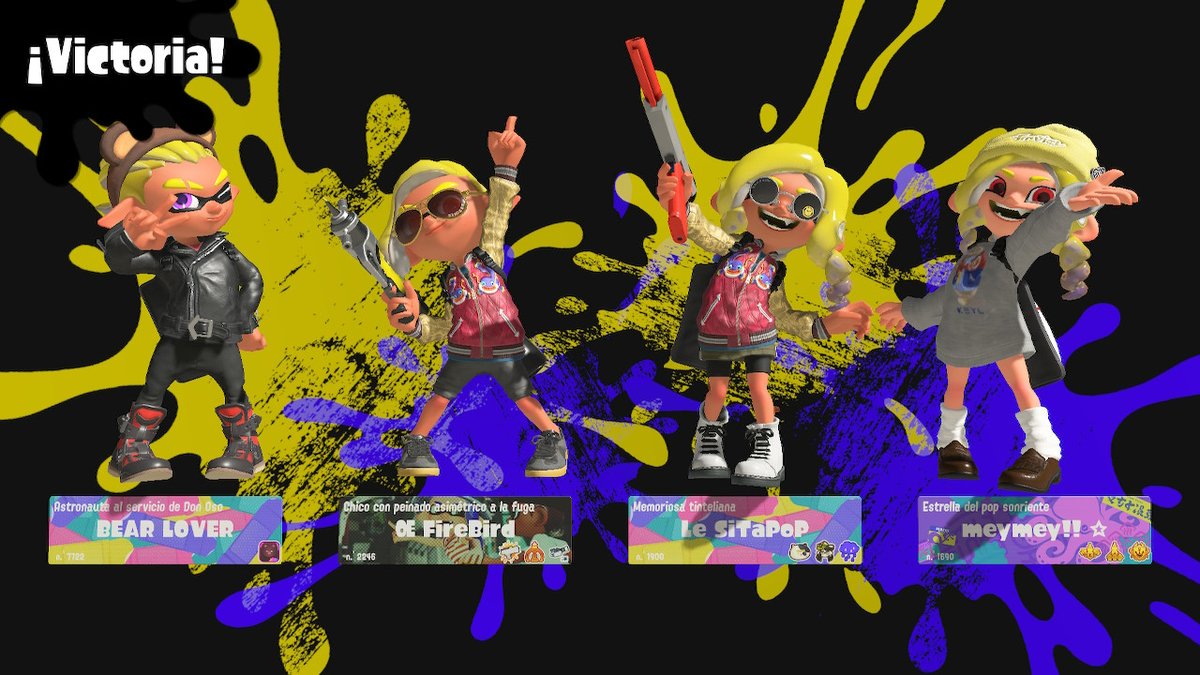 rousering's tweet photo. Yes, we rocked it! @cabane99 @nepseru @muspellpirates #Splatoon3 #NintendoSwitch https://t.co/pdqACTS4oN