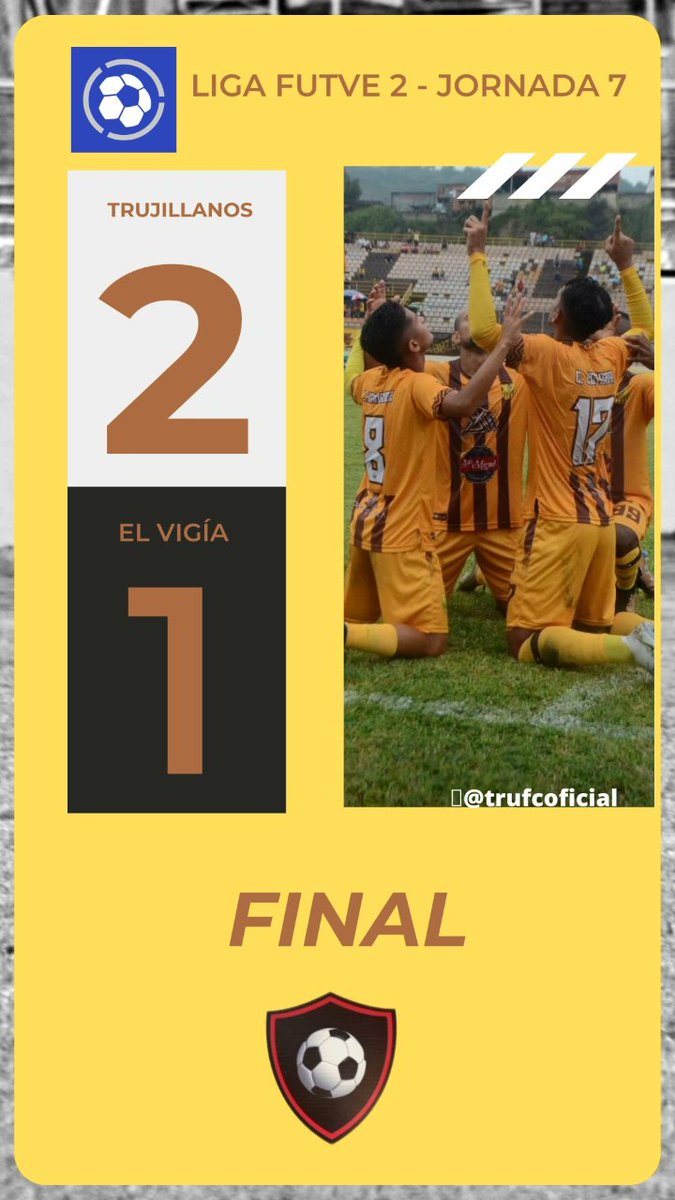 Triunfo de #Trujillanos ante El Vigía 
#LigaFUTVE2