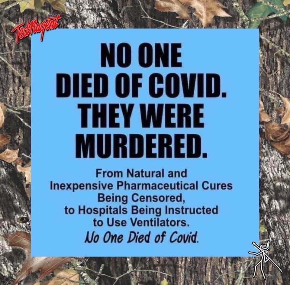 Kimberly_NFN's tweet photo. This. 👇🏼🎯💯 I said what I said. And let's not forget the Remdesivir, pronounced, Run-Death-is-Near! 😔

The dead cannot speak for themselves, so I will spend the rest of my days speaking for them! 🙌

I will never turn a blind eye to the corrupt, government-issued, one-size-fits-all death protocols that were used to medically murder patients inside of hospitals across this country. 

Incentivized medicine is morally and ethically wrong, and I'm not moving out of the way until we add ILLEGAL to that list! 

#NurseFreedomNetwork #NursesAgainstRemdesivir #CrimesAgainsHumanity 
#NursesOutLoud 

@P_McCulloughMD
@BenMyself2020
@richardursomd
@KLVeritas @Brooke_Witcher @Jodiomalleyrn @Gail13007674 @NurseMicheleRN @surgerystudio @MalcolmOutLoud @Gail13007674 @TedNugent