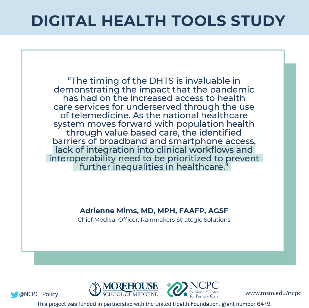 NCPC Health Policy tweet media