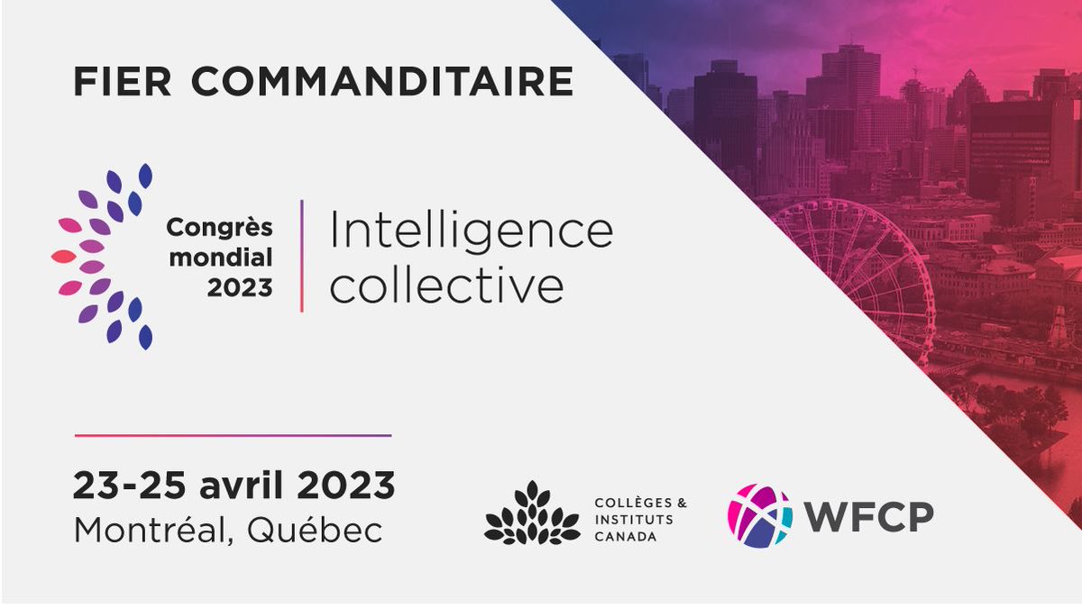 WorldUniService's tweet image. Nous serons présents au #CongrèsMondial2023 à Montréal du 21 au 25 avril. L'#intelligencecollective est nécessaire pour assurer une approche holistique + créative afin de répondre aux besoins d'une population étudiante diversifiée.