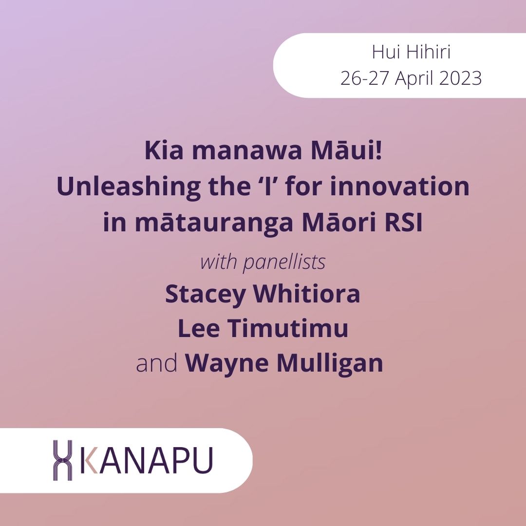 kanapu_maori_nz's tweet photo. To wrap up our jam-packed Hui Hihiri programme, we have a panel of incredible innovators - Stacey Whitiora, Wayne Mulligan and Lee Timutimu. If you're in tech or innovation, this one is for you. Kia manawa māui! https://t.co/lG20SYWfbB