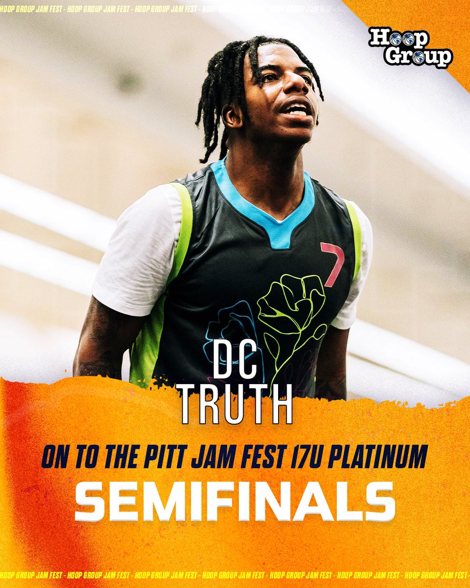 TheHoopGroup's tweet image. DC Truth advances to the 17u Platinum Pirate semifinals at Pitt Jam Fest 🔥
