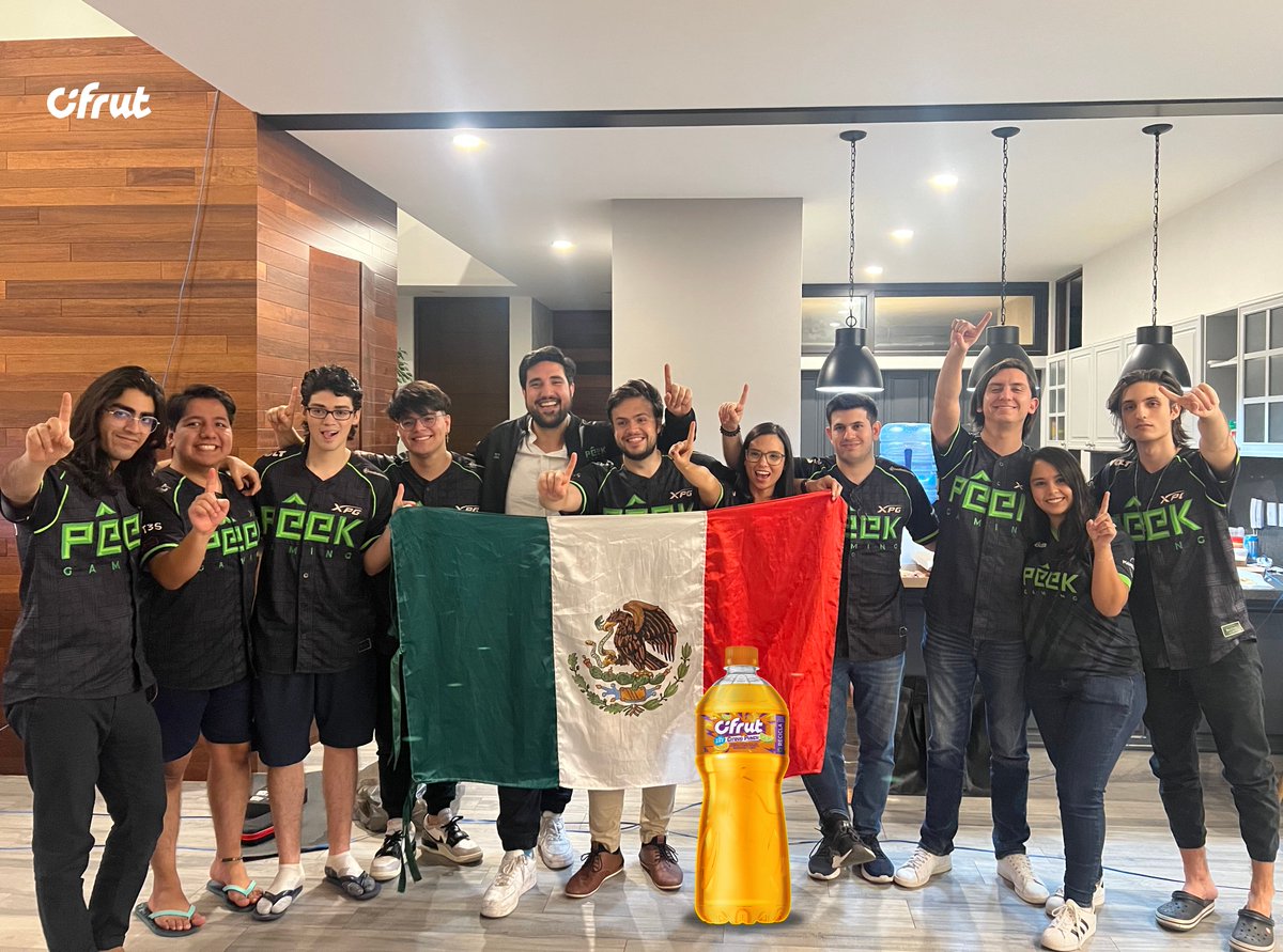 xibalbaesports_'s tweet photo. Efectivamente  #CIFRUTMEXICO💚 la marca N°1 de bebidas para gamers.🏆☝

#ReachThePeek #GamingForward #PowerMexicano https://t.co/LUwTIoocq3