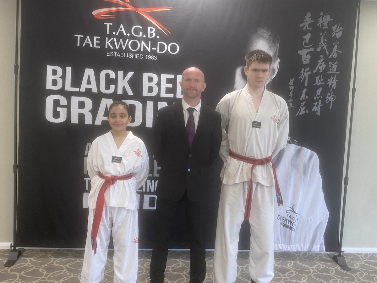 ABTKD's tweet photo. Well done to our two amazing students who applied for promotion to 1st degree black belt at the TAGB national grading. They were both excellent 👌 https://t.co/XgLckvDQA4