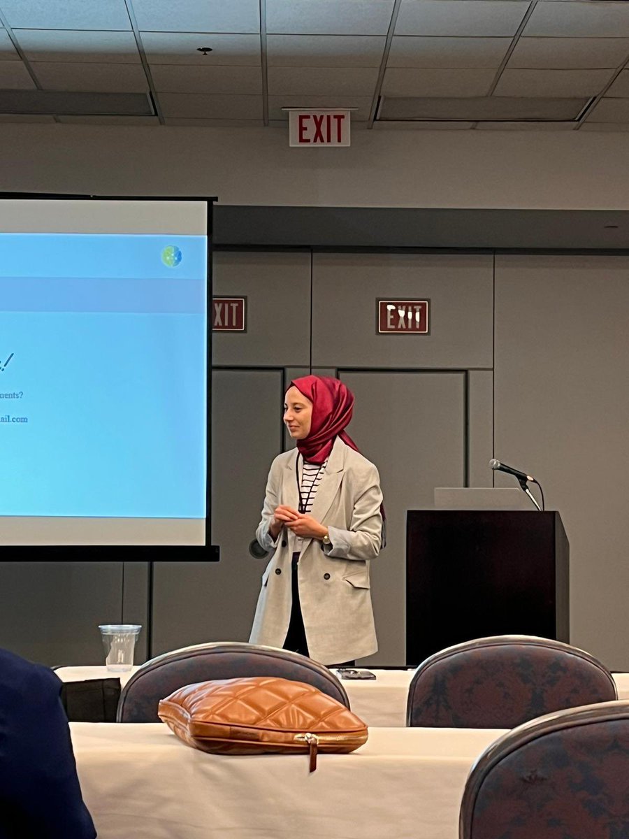 Elif023501171's tweet photo. I was one of the first attendees in #narst23.! Iβm already getting excited for the #narst24 in Denver!! Thank you all ;) https://t.co/IUftdCWlf3