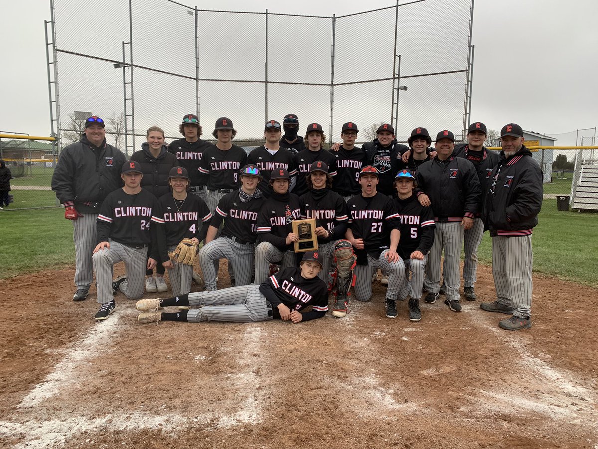 Whiteford Invitational Champions ! 9-7 over Manchester. Keegan Huston winning pitcher. Jalen Stelzer gets the save  and Caden Arntz game winning hit. Redwolves stay perfect now 9-0. <a href="/ClintonAthletic/">Redwolves Athletics 🐺</a> <a href="/965TheCave/">96.5 The Cave</a>