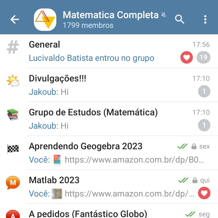 MoradordaCasa75's tweet image. Estamos com um canal em: t.me/matematicacomp…, onde temos conteúdos de matemática organizados por disciplinas e chats. #matlab #calculo #metodosnumericos #matematica #profmatd