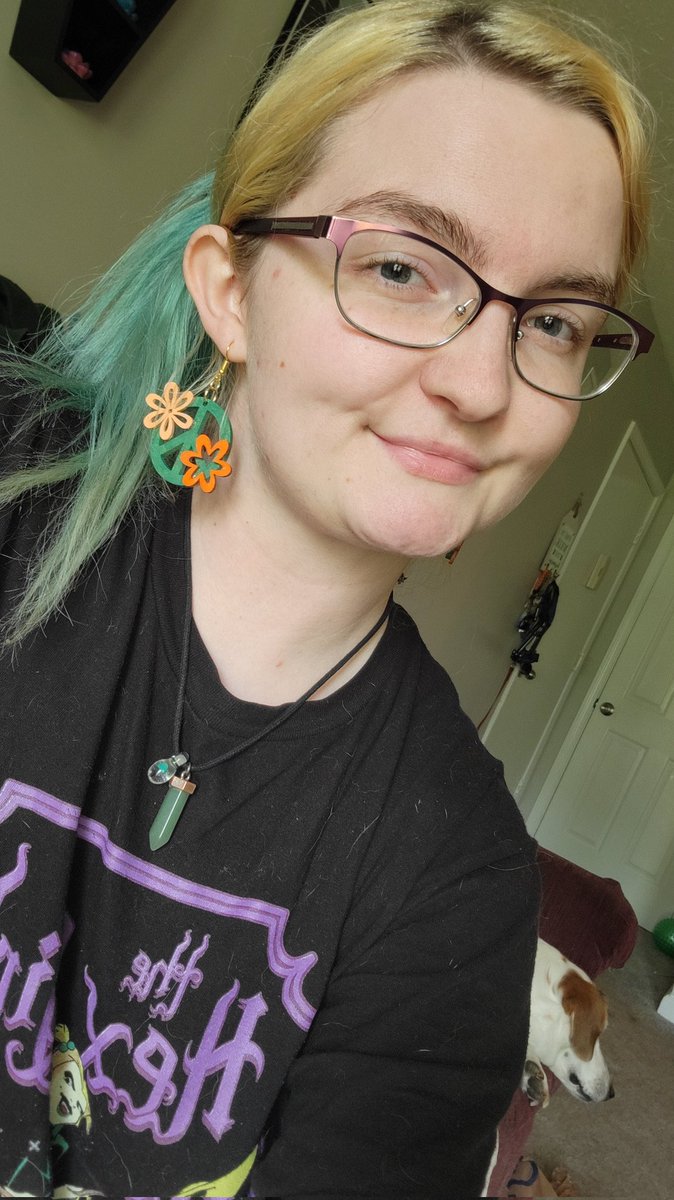new earring design! what do you think? 

• custom made • handmade • small business • peace • cute •