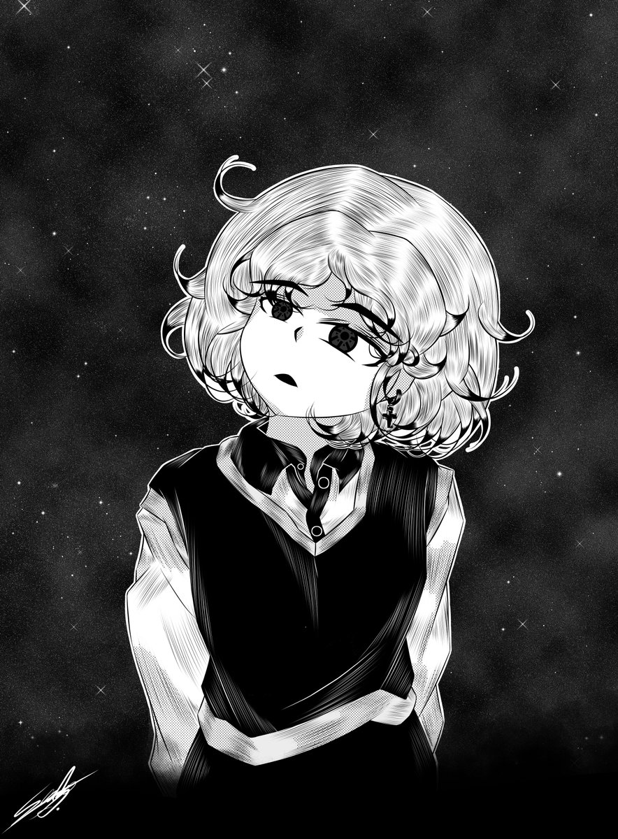 RuMoeta's tweet photo. I have no stars...
#original #black #oc #dark #オリジナル #イラスト #創作 #artmoots #girl #illustration #sky #night #mar https://t.co/OfVQBrUp8Y