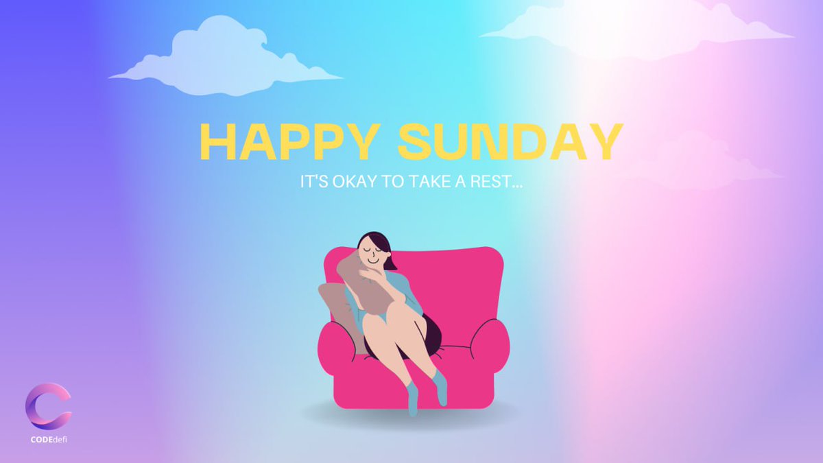 code_defi's tweet photo. Looking for a way to rest during the weekend but still earn passively? Look no further than CODEdefi!

With CODEdefi, you can rest easy knowing that your investment is working for you even when you're taking a break. 

https://t.co/Vs55K1fT6s https://t.co/jzyy9Ka7HX