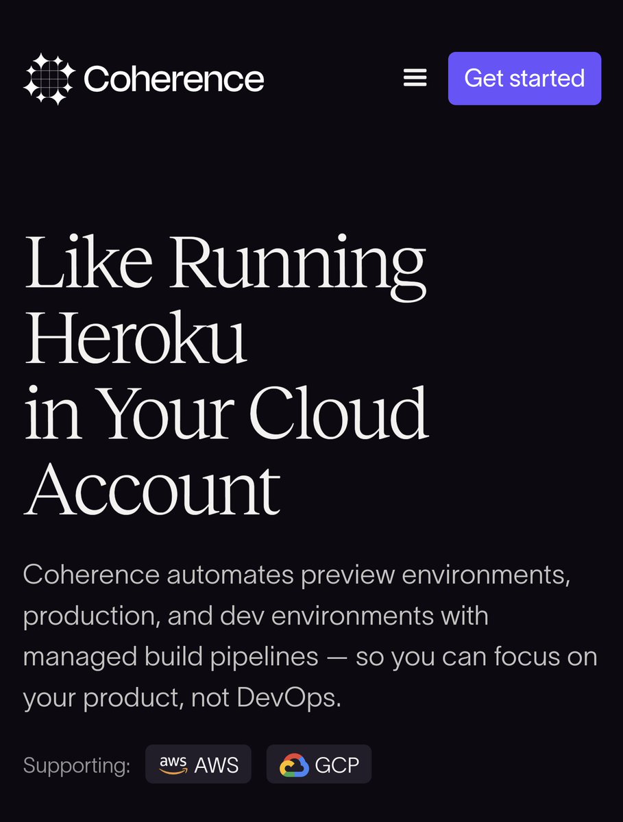 ankurkumarz's tweet image. Innovation Rules - adding to my experimentation list 😎

Coherence is an integrated toolkit that automates the development, deployment, and management of container-based full-stack web apps on AWS and Google Cloud 👍

#AWS #GoogleCloud #DeveloperPortal