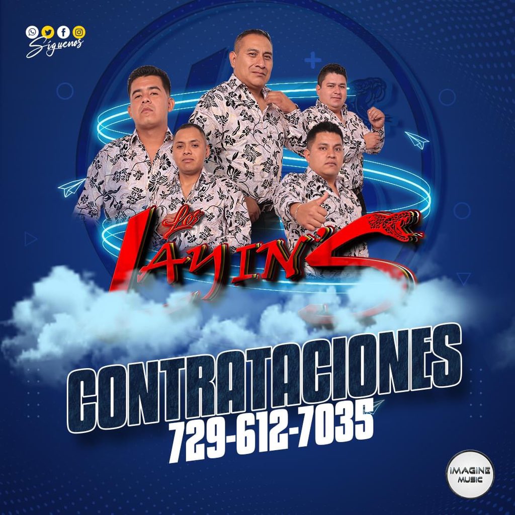 loslayins's tweet photo. Seguimos agendando fechas. Número de contratación: 729-612-7035📞
#LosLayins #Y_va_que_va #Contrataciones 🤠🤩🔝 https://t.co/YSYdAtOv48