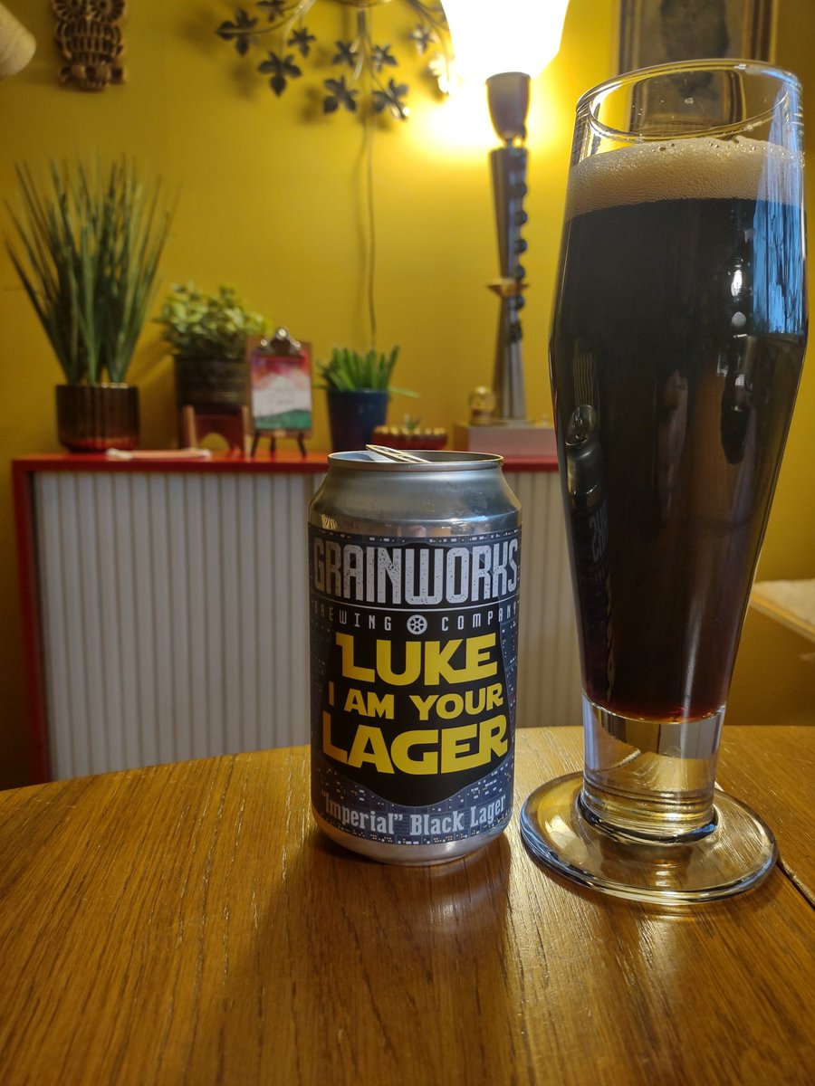 BeerSnobSean's tweet photo. If you read enough of my tweets you know I'm on a black lager/Schwartzbier kick. I really like this one from @GrainworksBeer, another #OhioBeer. #Big10beer #LagerLover #Lager #nhlplayoffs2023 https://t.co/HunAAKzHPJ