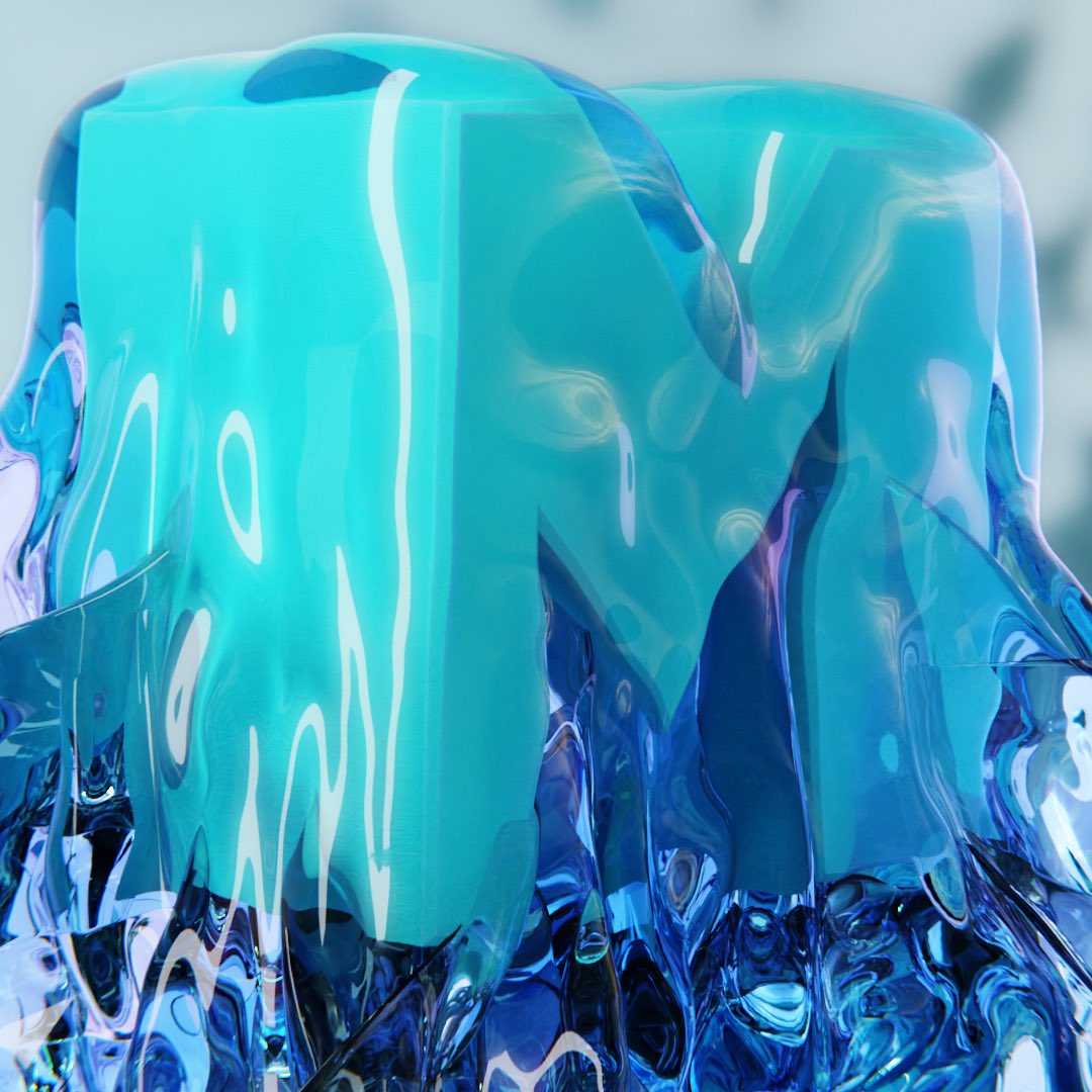 peterlundblad's tweet photo. a capital M for #36DaysOfType #Blender3d https://t.co/ofsKQjmDyJ
