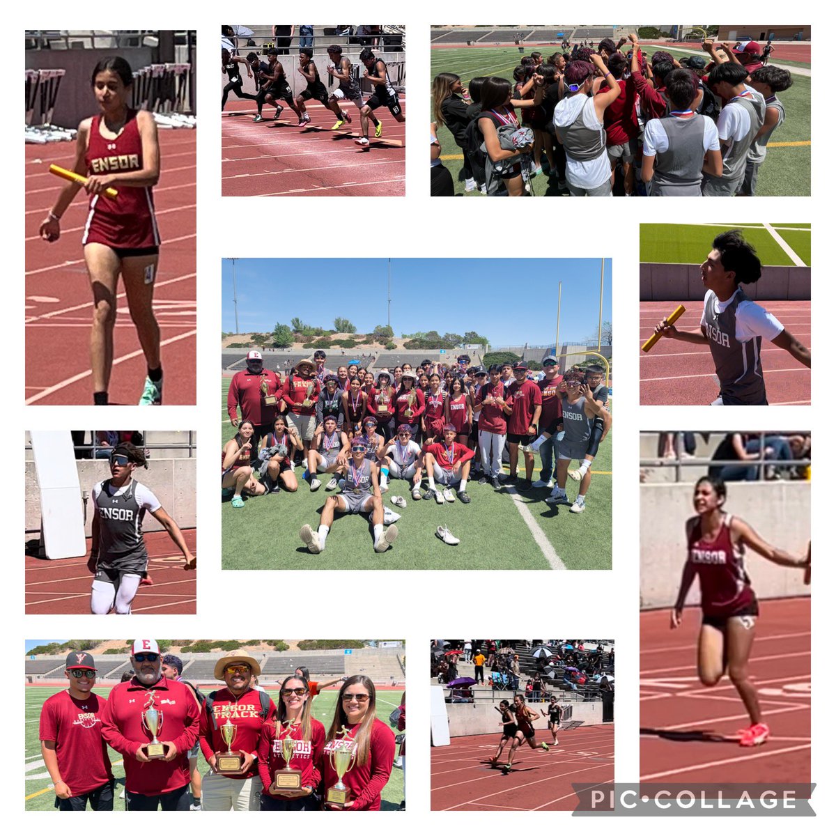 Ensor_MS's tweet photo. Our Eagles swept the district meet with 7th and 8th grade GIRLS AND BOYS winning district champs!!  So proud of the work our parents, our coaches, and most importantly, our kids do everyday at Ensor!  Great job, @BGutierrez_EMS!!  Proud of you!
#WeAreEnsor #TeamSISD https://t.co/XPt67eYkop