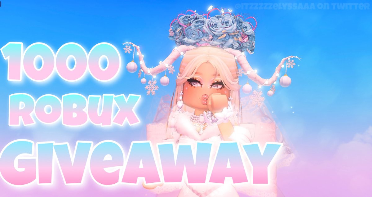 1000 #ROBUX GIVEAWAY 

• follow me + <a href="/iArxic/">arxy</a> w/🔔
• like &amp; retweet