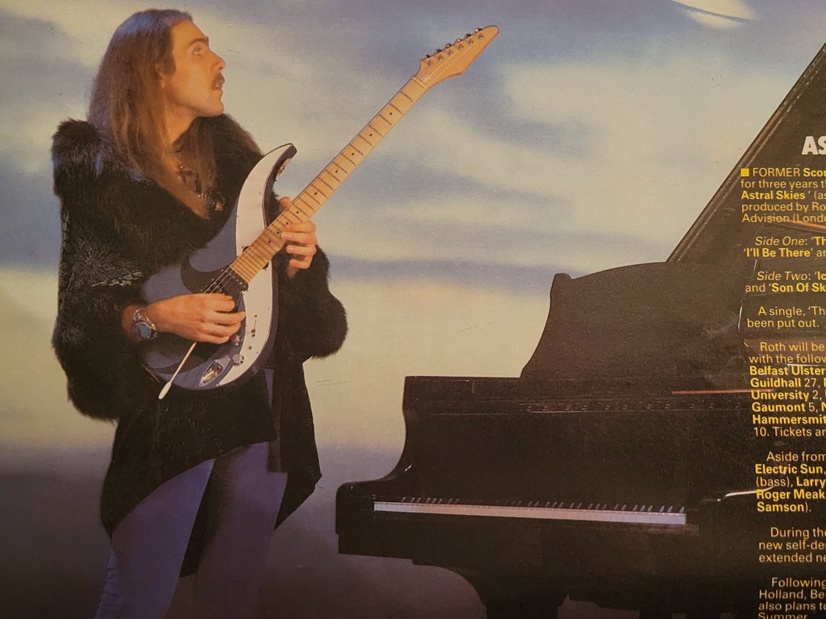 TheRockDude99's tweet photo. @UliJonRoth1 Uli Jon Roth - Astral Projection ... KERRANG! No. 85 Jan 1985 #UliRoth #metal #80s 🤘🎸🎶😎❤️ @Paige_M_Gregory @ClaudiaComedy @STaylorOfficial @03jewell https://t.co/3x0A5AL6FT