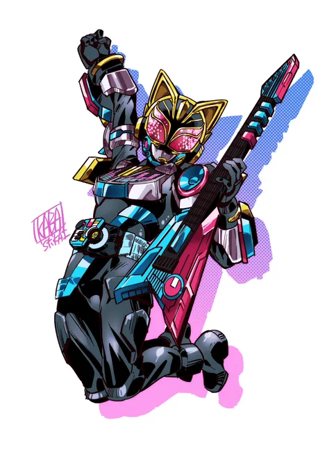 仮面ライダーナーゴ。ヒロインライダーを最新から遡ってみようかな、とか思ってる。#仮面ライダーギーツ 