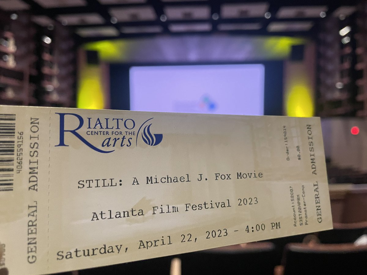 🎞️ HAPPENING TODAY AT THE #ATLFF23 - STILL: A MICHAEL J. FOX 🎞️

Join us at the @RialtoCenter 4 pm.

For ticket info, click here 👉 ow.ly/4pQM50NPxHm 

100 tickets for FREE. Use this discount code at checkout 👉 AFFSTAFF23 🎬 

Sponsored by The ACVB

#LaunchingFilmCareers