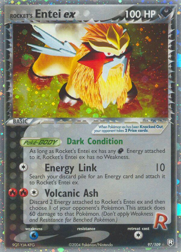 pokecardbot's tweet photo. Rocket’s Entei ex

97/109 — Team Rocket Returns
Market price: $199.99 https://t.co/4dVPAGo17o