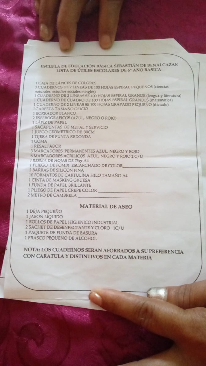 todosconirina's tweet photo. #RT Amigos Disculpe por Escribirles Quería pedirles de Todo corazón q nos ayuden con esta 3  lista escolares ya q soy una madre q no tiene soy de escasos recursos  CUENTA Ahorro 
Pichincha #2205531761 #CarlosJunco 
CDl #0940556939 De Todo corazon se los Agradesco Todo suma 😭👏 https://t.co/cLWS8Ocy3b