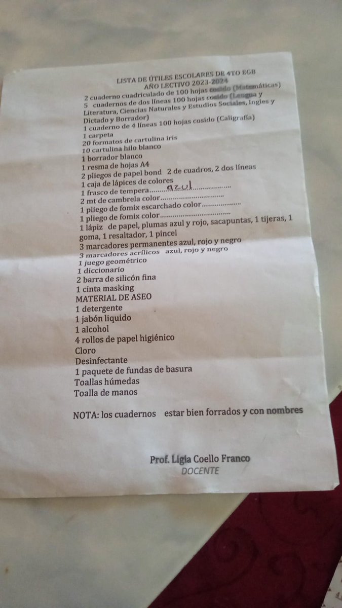 todosconirina's tweet photo. #RT Amigos Disculpe por Escribirles Quería pedirles de Todo corazón q nos ayuden con esta 3  lista escolares ya q soy una madre q no tiene soy de escasos recursos  CUENTA Ahorro 
Pichincha #2205531761 #CarlosJunco 
CDl #0940556939 De Todo corazon se los Agradesco Todo suma 😭👏 https://t.co/cLWS8Ocy3b