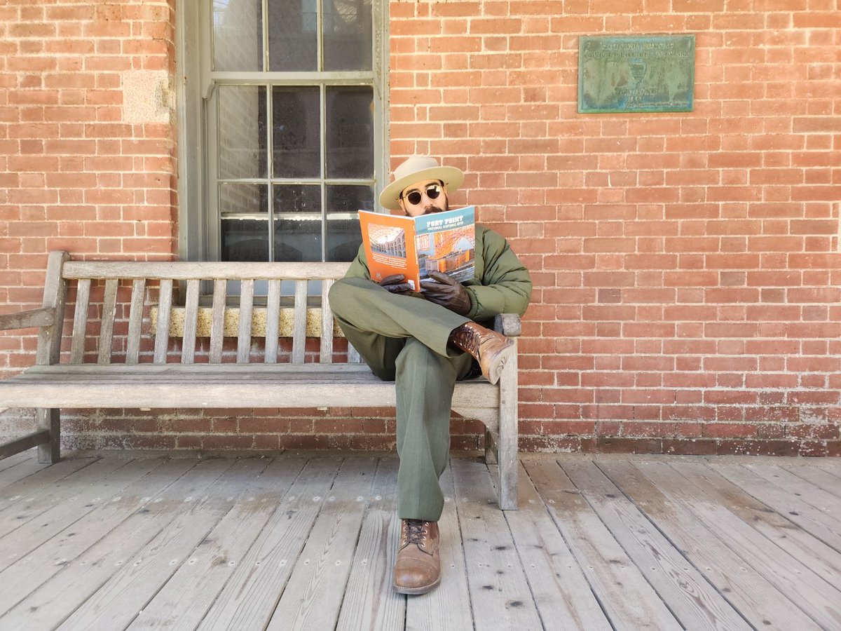 FortPointNHS's tweet photo. Have you ever read something exciting that you just had to tell everyone about or write it out? Well, that’s one of the many experiences our rangers have when we are researching for new programs! Come discover something new today! #NationalParkWeek https://t.co/vW01jU9MSe