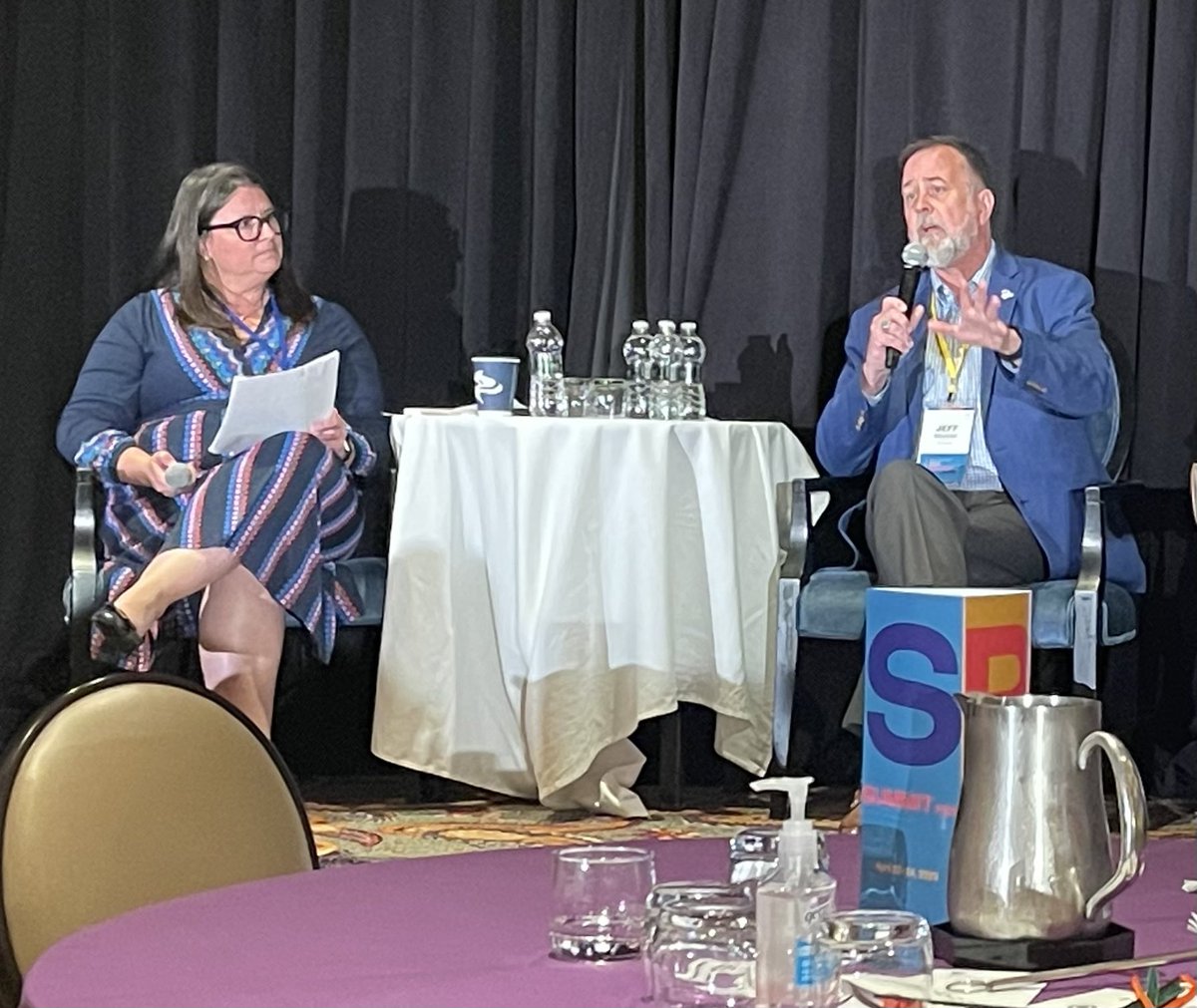 LizHayes79's tweet photo. “[Extreme state legislators] are using trans kids as political pawns.” @JeffGrahamAtl from @GAEquality at #SRF2023 https://t.co/W4EJNoFRz2