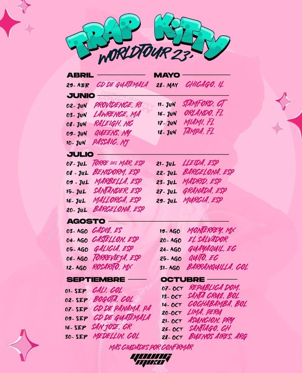 offstageMag_'s tweet photo. #CONFIRMADO ||  Young Miko llega a El Salvador con su Trap Kitty World Tour este próximo 20 de agosto https://t.co/OAtELIWmM5