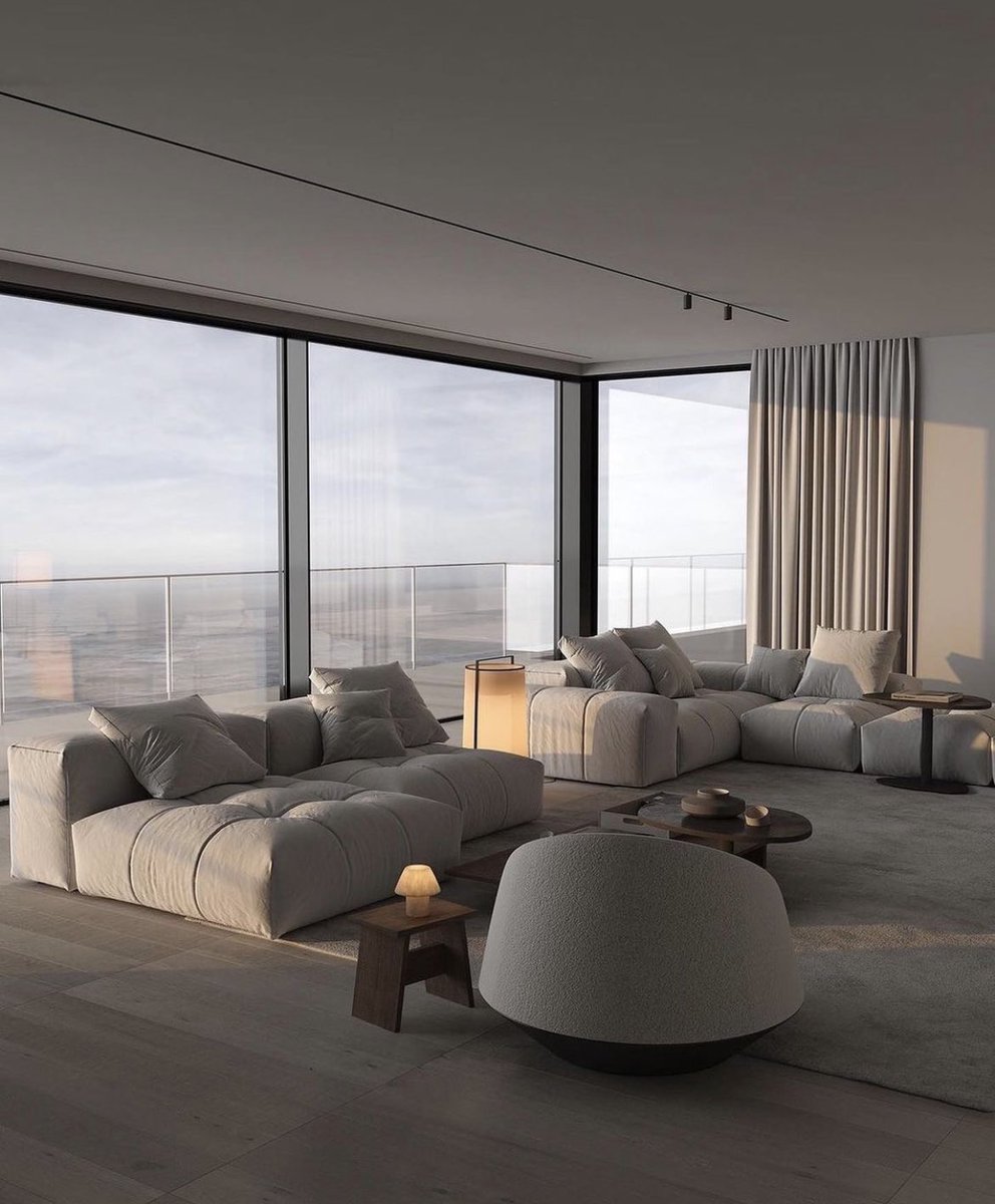 INTERIORPORN1's tweet photo. Minimalistic high rise apartment 🖤 https://t.co/EytXdFfdZr