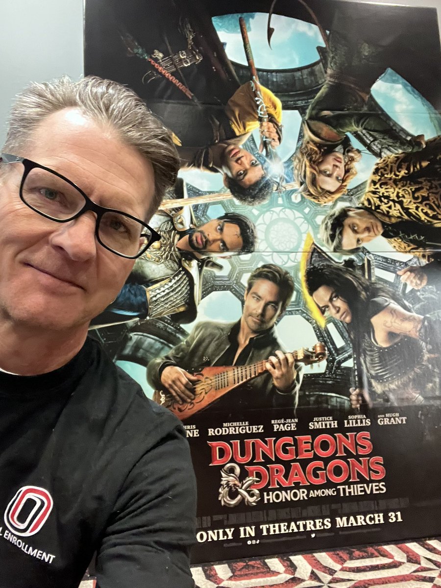 DeronLarson's tweet photo. Getting my nerd on @Marcus_Theatres  and @OPSCentralHigh Awesome to see students and former students making magic! https://t.co/mdVMFFOvXS