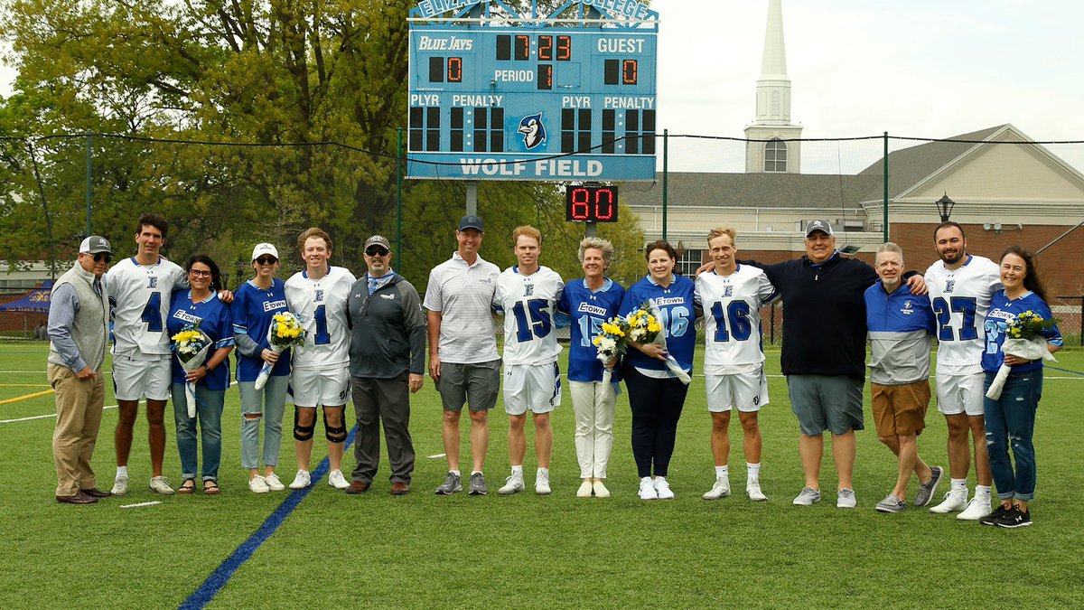 EtownBlueJays's tweet photo. MLAX | Great day to be a Jay! @BlueJaysMLAX beats Drew 24-8 to make Senior Day a success! Colin Kondracki (6g) &amp; Riley Langen (3g,3a) led the way, 12 svs for Brayden Franey in goal as #ECMLAX moves to 6-0 in the @landmarkconf! #FlyWithUs #d3lax

RECAP: https://t.co/0te9x2YSDA https://t.co/6Lfpq0UMDi
