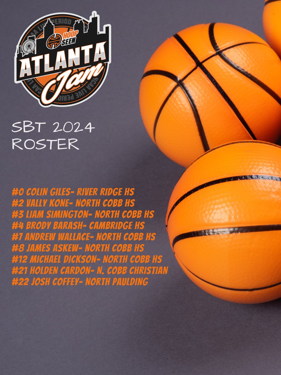 SBT 2024 (@sbt2024) on Twitter photo 56-33 game 2 W. Game 3 of <a href="/hoopseen/">HoopSeen</a> ATL Jam at 7:20
Brody Barash 14p 3a
Colin Giles 12p 4a 2s
Liam Simington 10p 2a
Holden Cardon 9p 4r 4a
Vally Kone 6p 6r
James Askew 3p 5r 2a
Michael Dickson 2p 5r
<a href="/NorthCobbBball/">North Cobb Basketball</a> <a href="/Cambridge_Hoops/">Cambridge Bears Basketball</a> <a href="/ncchoops/">North Cobb Christian School Mens Basketball</a> @rrhs_Bball 56-33 game 2 W. Game 3 of <a href="/hoopseen/">HoopSeen</a> ATL Jam at 7:20
Brody Barash 14p 3a
Colin Giles 12p 4a 2s
Liam Simington 10p 2a
Holden Cardon 9p 4r 4a
Vally Kone 6p 6r
James Askew 3p 5r 2a
Michael Dickson 2p 5r
<a href="/NorthCobbBball/">North Cobb Basketball</a> <a href="/Cambridge_Hoops/">Cambridge Bears Basketball</a> <a href="/ncchoops/">North Cobb Christian School Mens Basketball</a> @rrhs_Bball