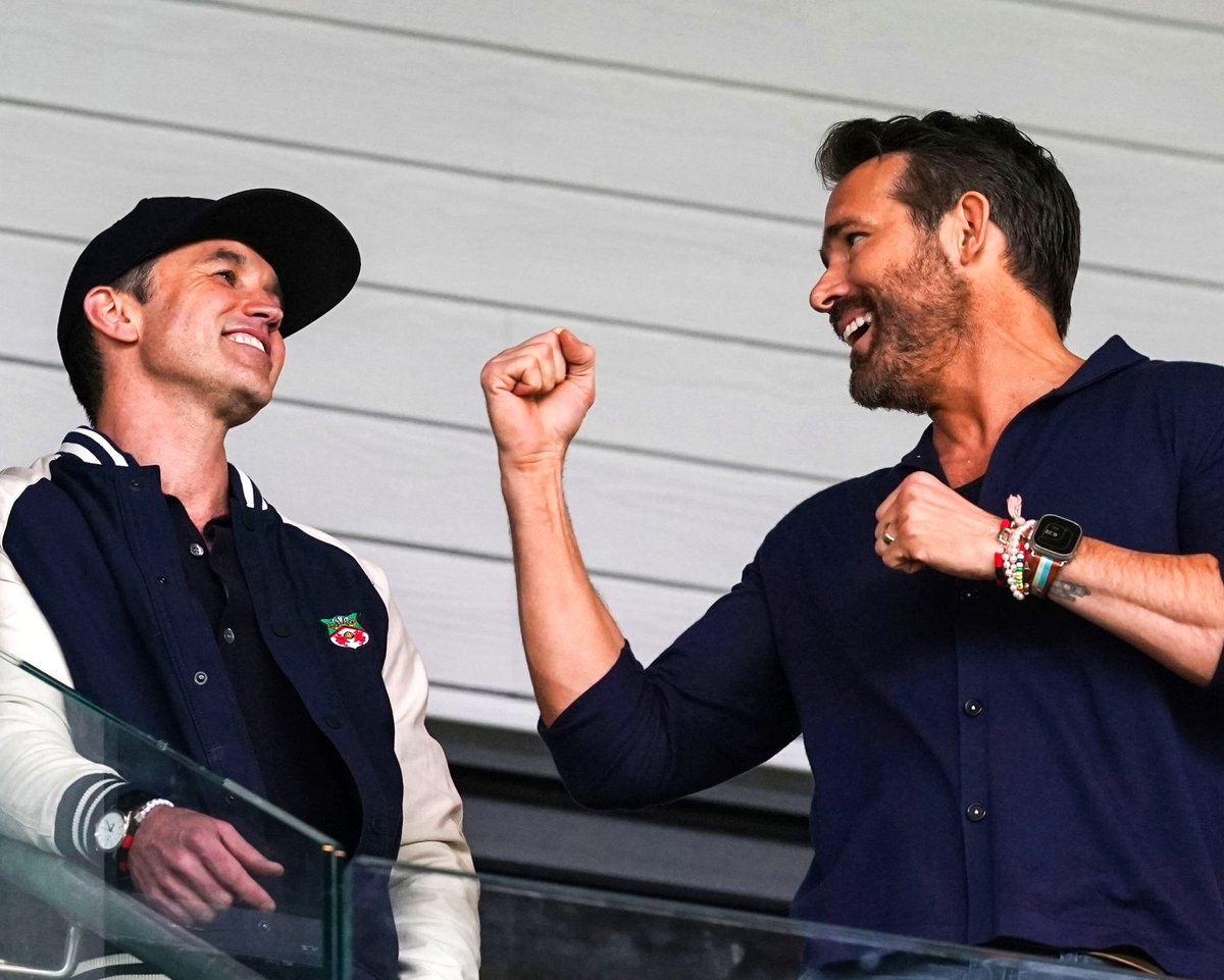 Ryan Reynolds and Rob McElhenney bought historic Wrexham AFC in 2020.

In just two seasons, Wrexham has:
▪️ Gotten its own FX docuseries
▪️ Played on ESPN
▪️ Announced a U.S. tour
▪️ Won its league
▪️ Clinched promotion to the EFL