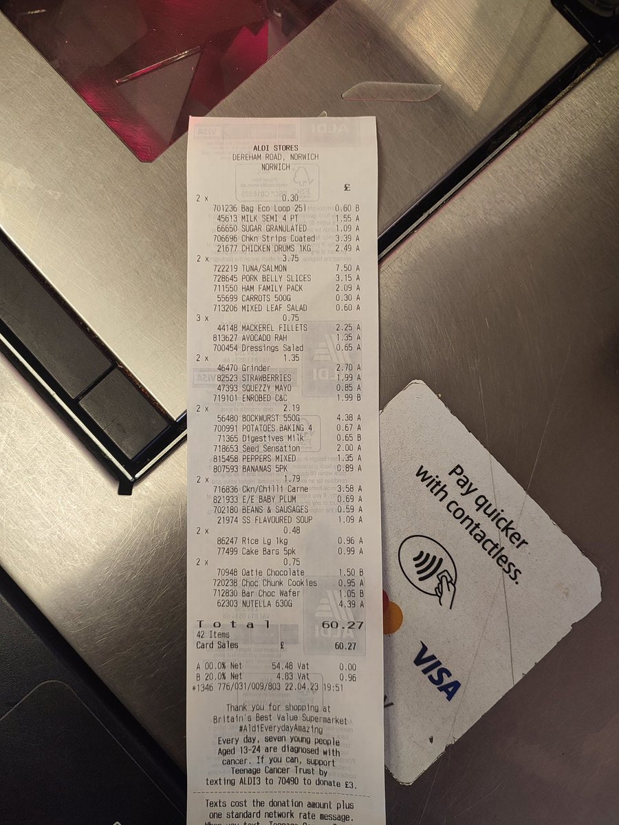 Arel_TV's tweet photo. Grocery muna tayo guys!

Grabe  ba £60 na to. Good for 2 weeks. 😭

O nga pala.Lagay nyo sa Notes mga kailngan nyo para hindi nyo makalimutan. 😁

#norwich #unitedkingdom #abroad #aircraftmechanic #pinoysanorwich https://t.co/7iJTnifQW0