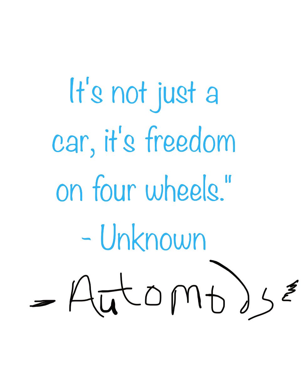 automodsau's tweet photo. "Driving a car is not just a commute, it's a sense of freedom on four wheels. #CarLove #DriveFree #UnknownQuote" #automods #automodsau https://t.co/KGFrsbB7Yp