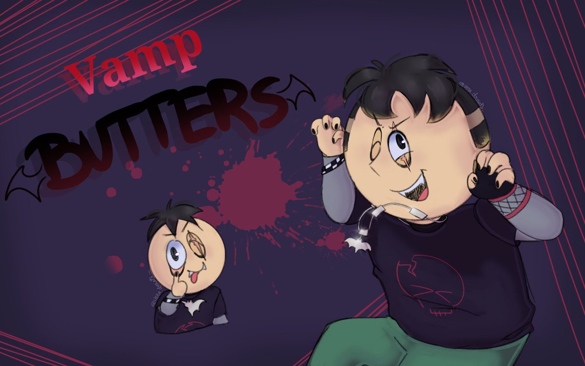 vera_drawz_x's tweet photo. Vamp butters!! ๐ฆ๐ฉธ
#southpark #sp #southparkfanart #buttersstotch #butterssp #vampirebutters #fanart #art #sptwt https://t.co/0tQLO8S5KI