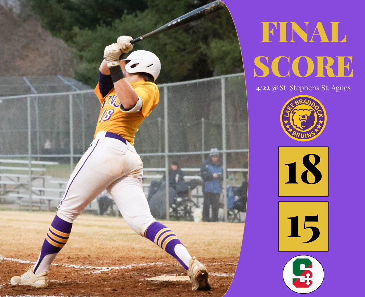 Lake Braddock Baseball tweet media