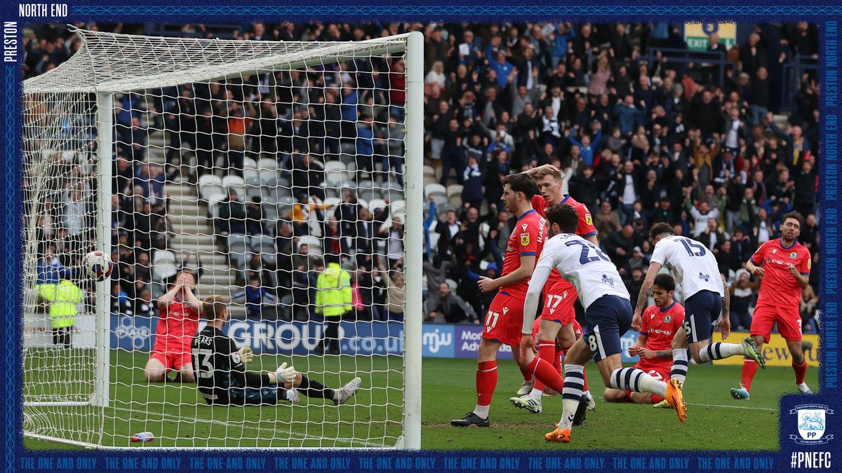 pnefc's tweet photo. ✊ Never say die! 

😮‍💨 A last-gasp point in tonight's Lancashire Derby. Onto Sheffield United. COYW! 🤍 https://t.co/rcL5b75TlK