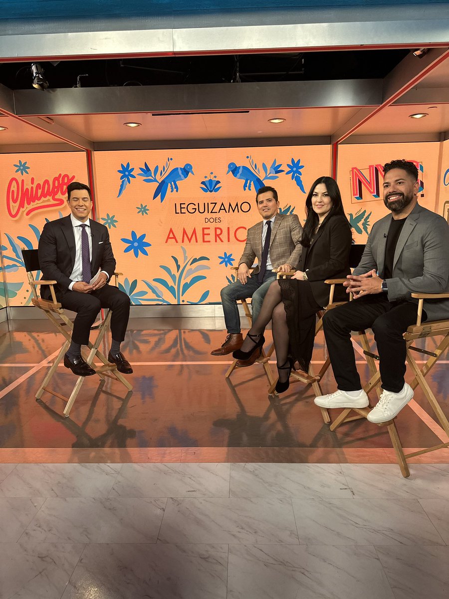 Thank you to @AliciaMenendez , @LlamasNBC and @AliVelshi for the support you have given our show, #leguizamodoesamerica ! And as always, thank you to @msnbcfilms , @MSNBC and @NBCStudiosNBC for amplifying Latine/Latinx voices!
