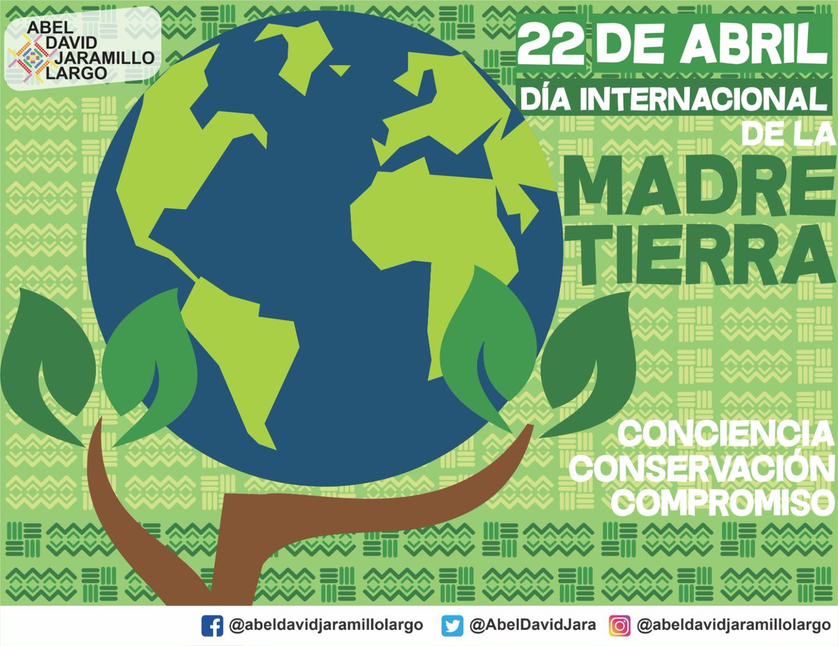 El #DíaDeLaMadreTierra nos debe invitar a reflexionar sobre nuestro compromiso con cuidado de la misma, es hora de actuar en favor de las acciones que demuestren nuestro amor a la Madre Tierra, de esto dependerá el futuro de nuevas generaciones y  especies con las que coexistimos