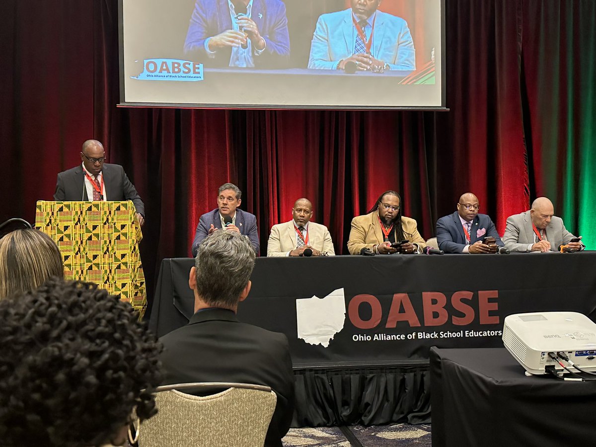 TBurton_Empower's tweet photo. What an honor it was to share some thoughts and ideas at the Ohio Alliance of Black School Educators Annual Conference. #OABSEStrong #OABSEConference #OABSEPromise #OABSE2023 @OABSEnews #vikingdiff https://t.co/2QrBpiICQ4