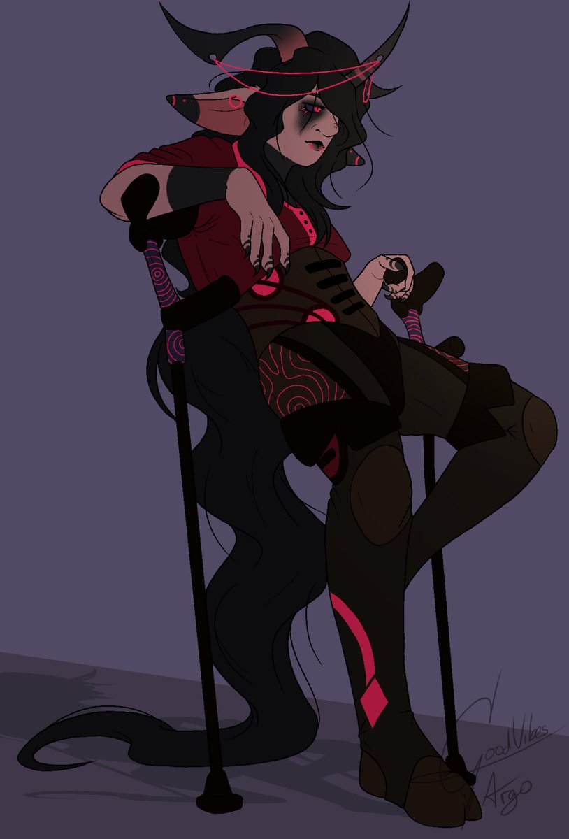 Got a new lad to draw! Fell in love with this design!

#digitalart #drawing #art #artist #sketch #fullbody #oc #originalcharacters #sketch #headshot #maleoc #opencommission #mobilityaid #crutches #commissions #commissionsopen #oneoffdesign #demonoc #deeroc #teifling #longhair